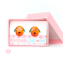 Load image into Gallery viewer, Animal Crossing Biskit Stud Earrings
