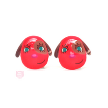 Load image into Gallery viewer, Animal Crossing Cherry Stud Earrings