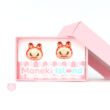 Load image into Gallery viewer, Animal Crossing Croque Stud Earrings