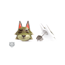 Load image into Gallery viewer, Animal Crossing Dobie Stud Earrings