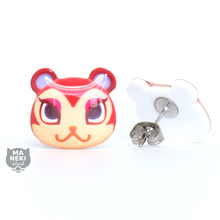 Load image into Gallery viewer, Animal Crossing Pecan Stud Earrings