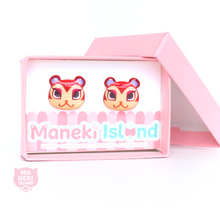 Load image into Gallery viewer, Animal Crossing Pecan Stud Earrings