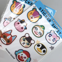 Load image into Gallery viewer, Animal Crossing Villagers Planner Sticker Sheet