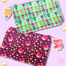 Load image into Gallery viewer, Animal Crossing Celeste Zip-Up Cosmetic Bag