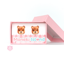 Load image into Gallery viewer, Animal Crossing Maple Stud Earrings