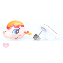 Load image into Gallery viewer, Animal Crossing Margie Stud Earrings