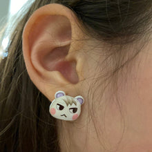 Load image into Gallery viewer, Animal Crossing Marshal Stud Earrings