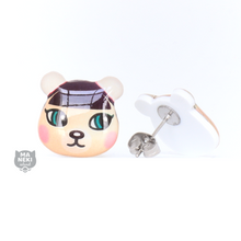 Load image into Gallery viewer, Animal Crossing Pekoe Stud Earrings