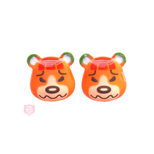 Load image into Gallery viewer, Animal Crossing Pudge Stud Earrings