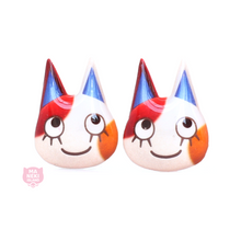 Load image into Gallery viewer, Animal Crossing Purrl Stud Earrings