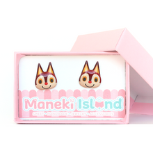 Load image into Gallery viewer, Animal Crossing Rudy Stud Earrings