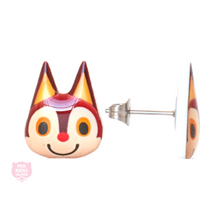 Load image into Gallery viewer, Animal Crossing Rudy Stud Earrings