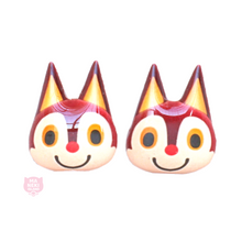 Load image into Gallery viewer, Animal Crossing Rudy Stud Earrings