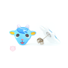 Load image into Gallery viewer, Animal Crossing Sherb Stud Earrings