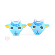 Load image into Gallery viewer, Animal Crossing Sherb Stud Earrings