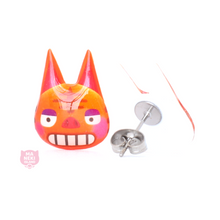 Load image into Gallery viewer, Animal Crossing Tabby Stud Earrings