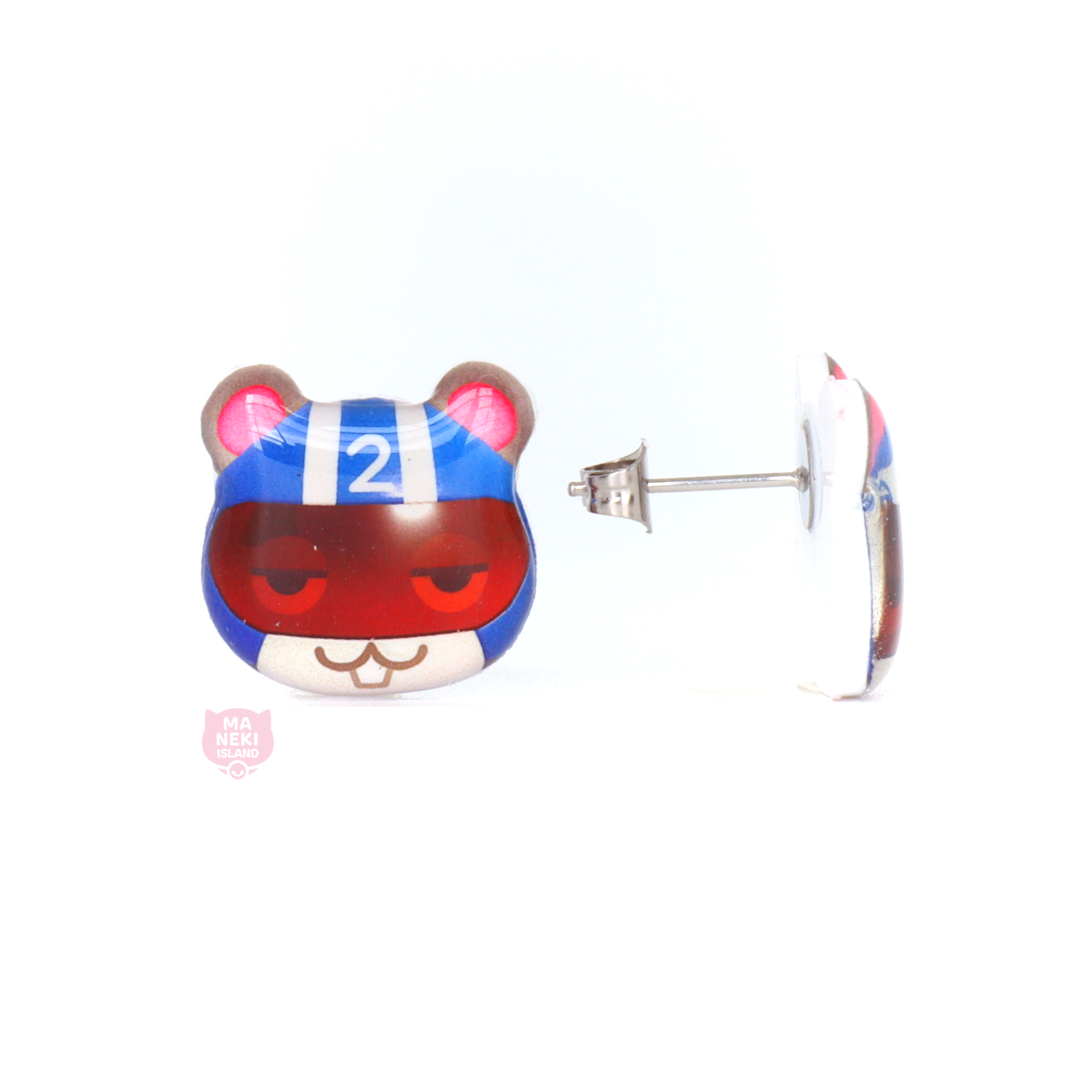 Animal Crossing Agent S Stud Earrings