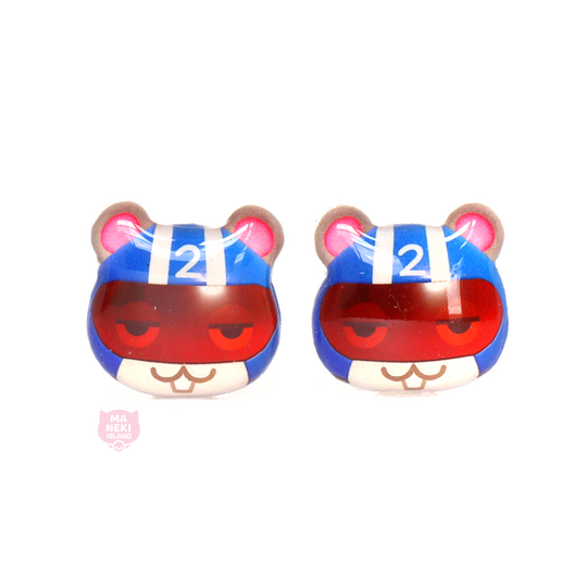 Animal Crossing Agent S Stud Earrings