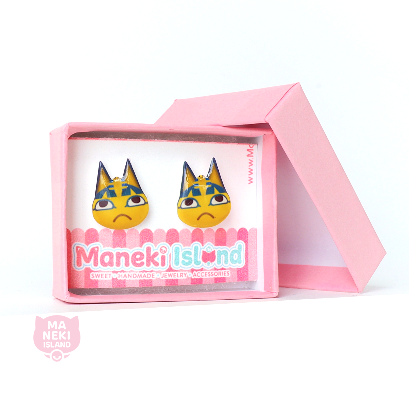 Animal Crossing Ankha Stud Earrings