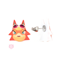 Load image into Gallery viewer, Animal Crossing Audie Stud Earrings

