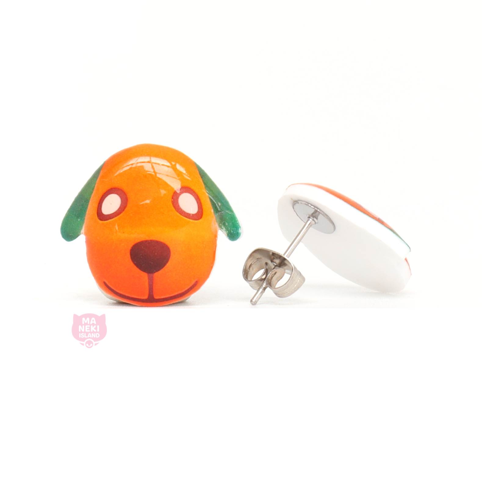 Animal Crossing Biskit Stud Earrings