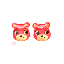 Load image into Gallery viewer, Animal Crossing Cheri Stud Earrings
