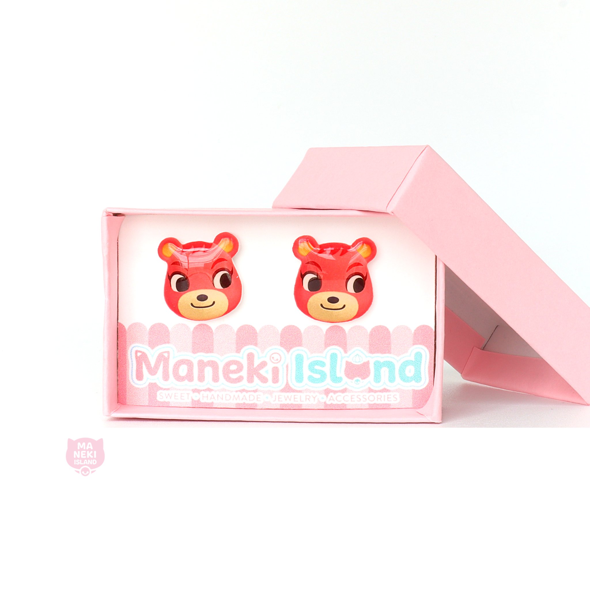 Animal Crossing Cheri Stud Earrings