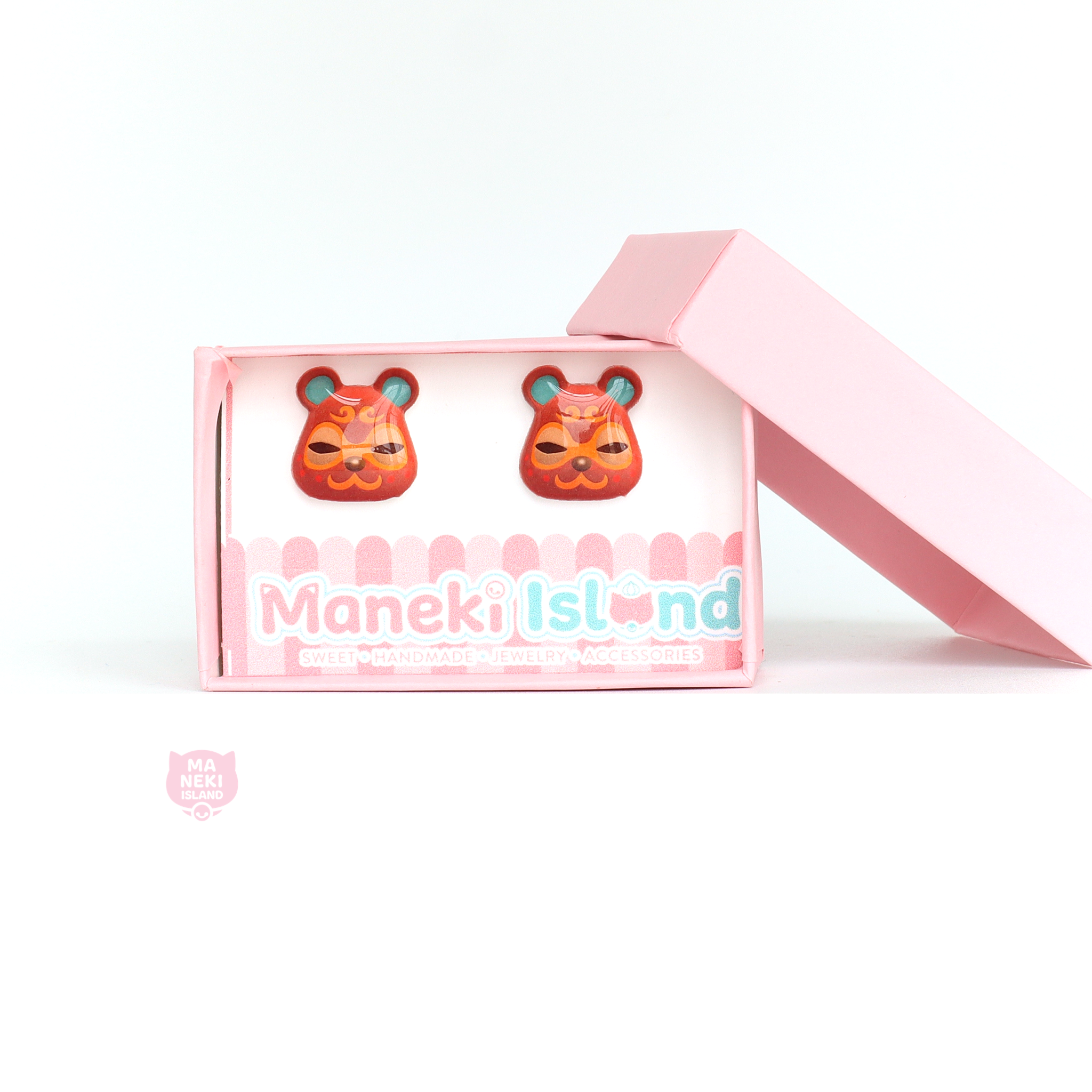 Animal Crossing Clay Stud Earrings