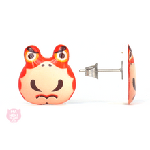 Load image into Gallery viewer, Animal Crossing Croque Stud Earrings
