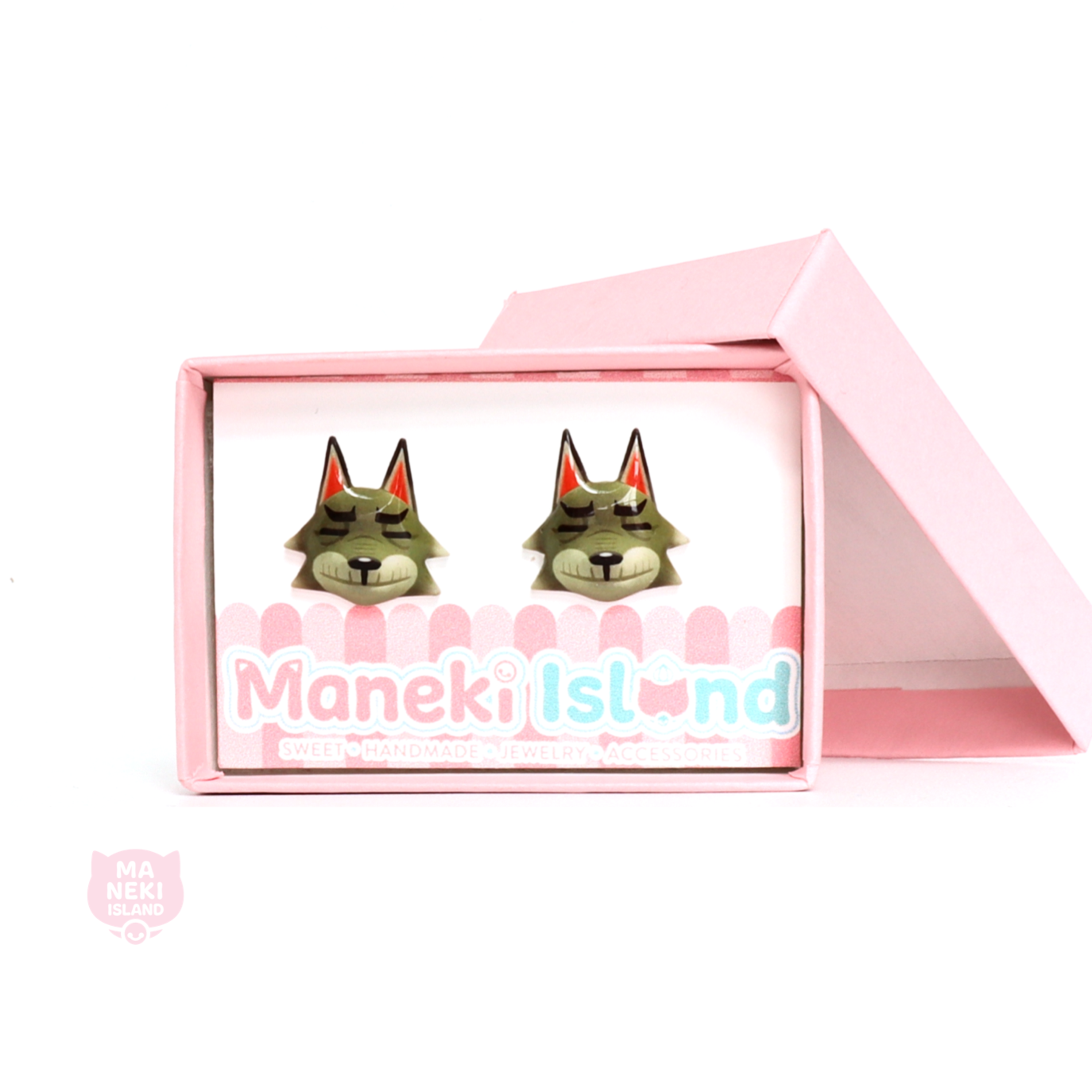 Animal Crossing Dobie Stud Earrings
