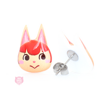 Load image into Gallery viewer, Animal Crossing Felicity Stud Earrings

