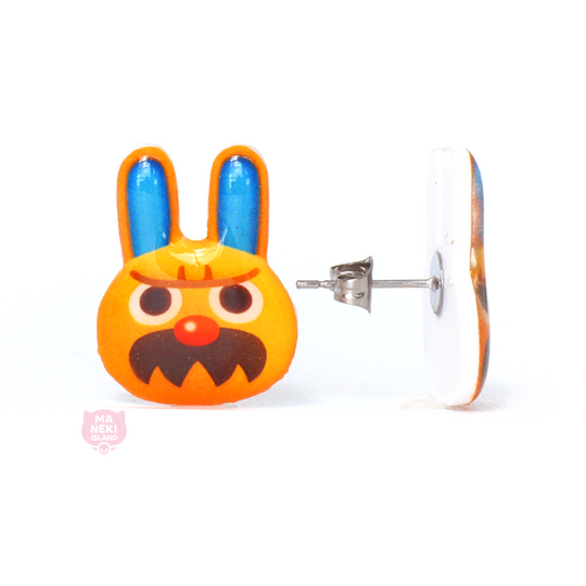 Animal Crossing Gaston Stud Earrings