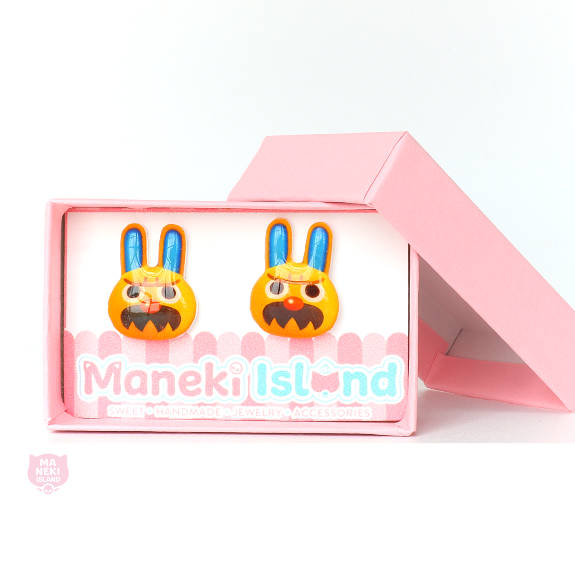 Animal Crossing Gaston Stud Earrings