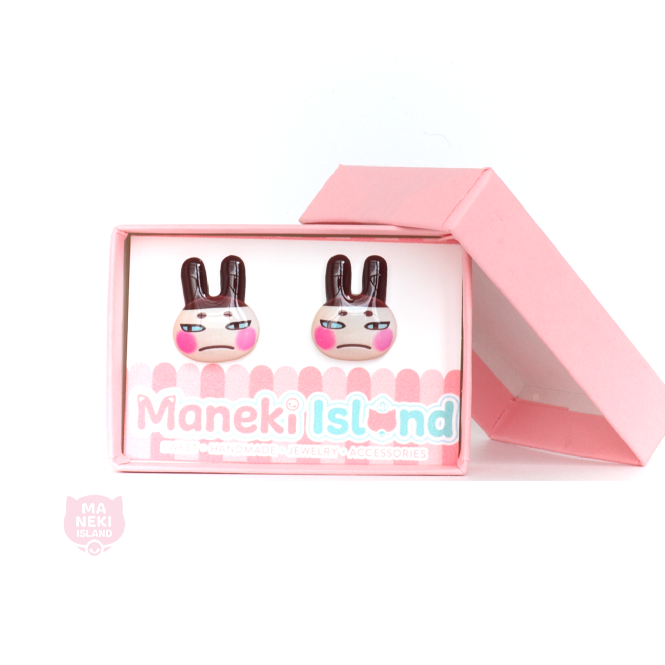 Animal Crossing Genji Stud Earrings