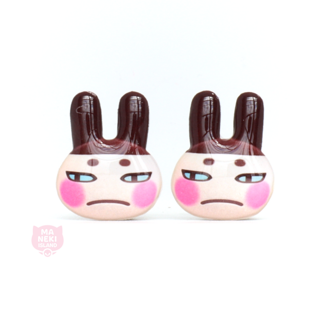 Animal Crossing Genji Stud Earrings