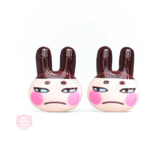 Animal Crossing Genji Stud Earrings