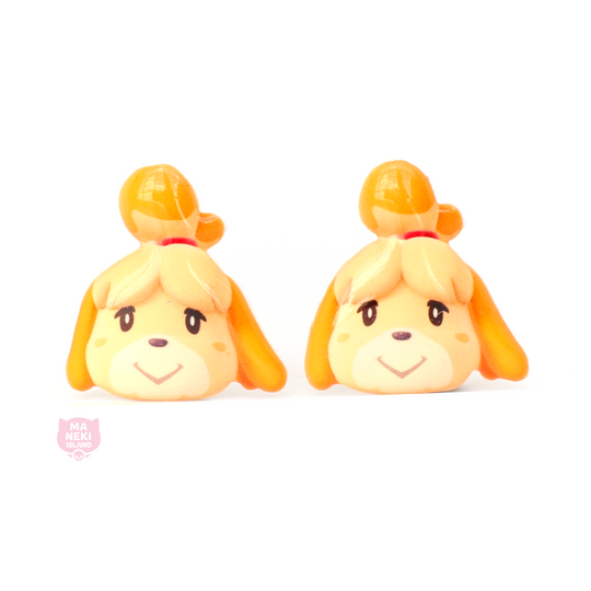 Animal Crossing Isabelle Stud Earrings