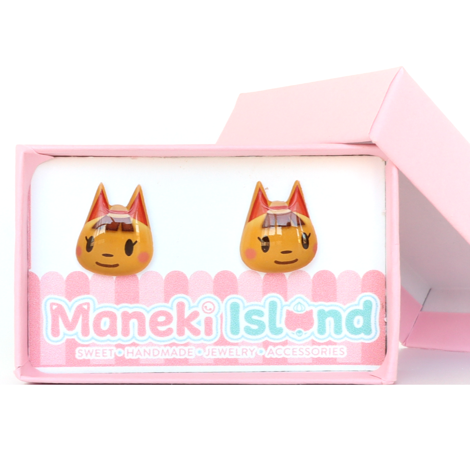 Animal Crossing Katie Stud Earrings