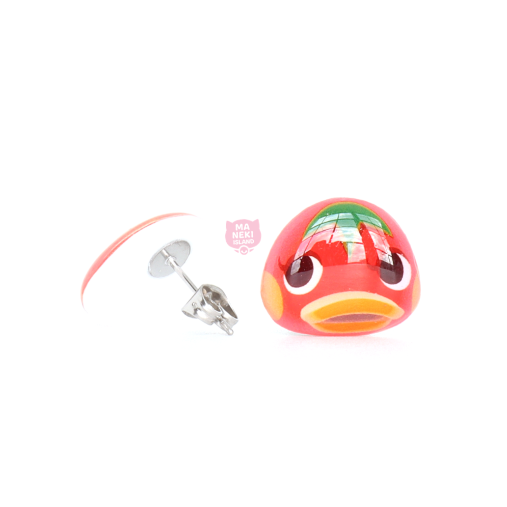 Animal Crossing Ketchup Stud Earrings