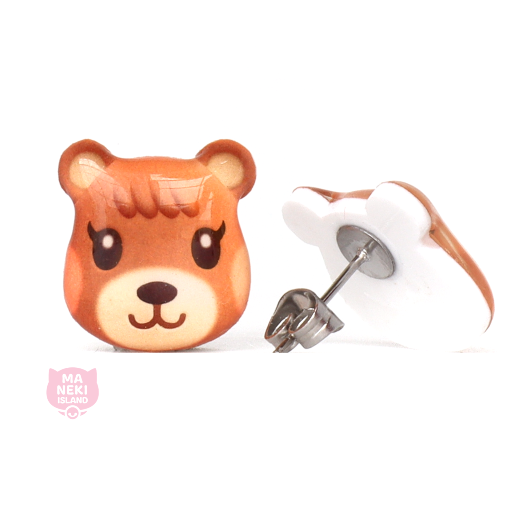 Animal Crossing Maple Stud Earrings