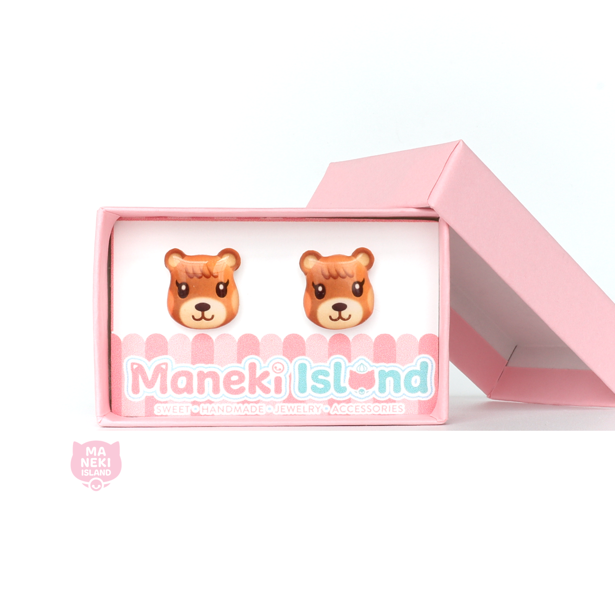 Animal Crossing Maple Stud Earrings