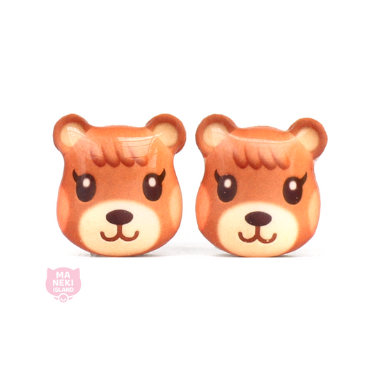 Animal Crossing Maple Stud Earrings