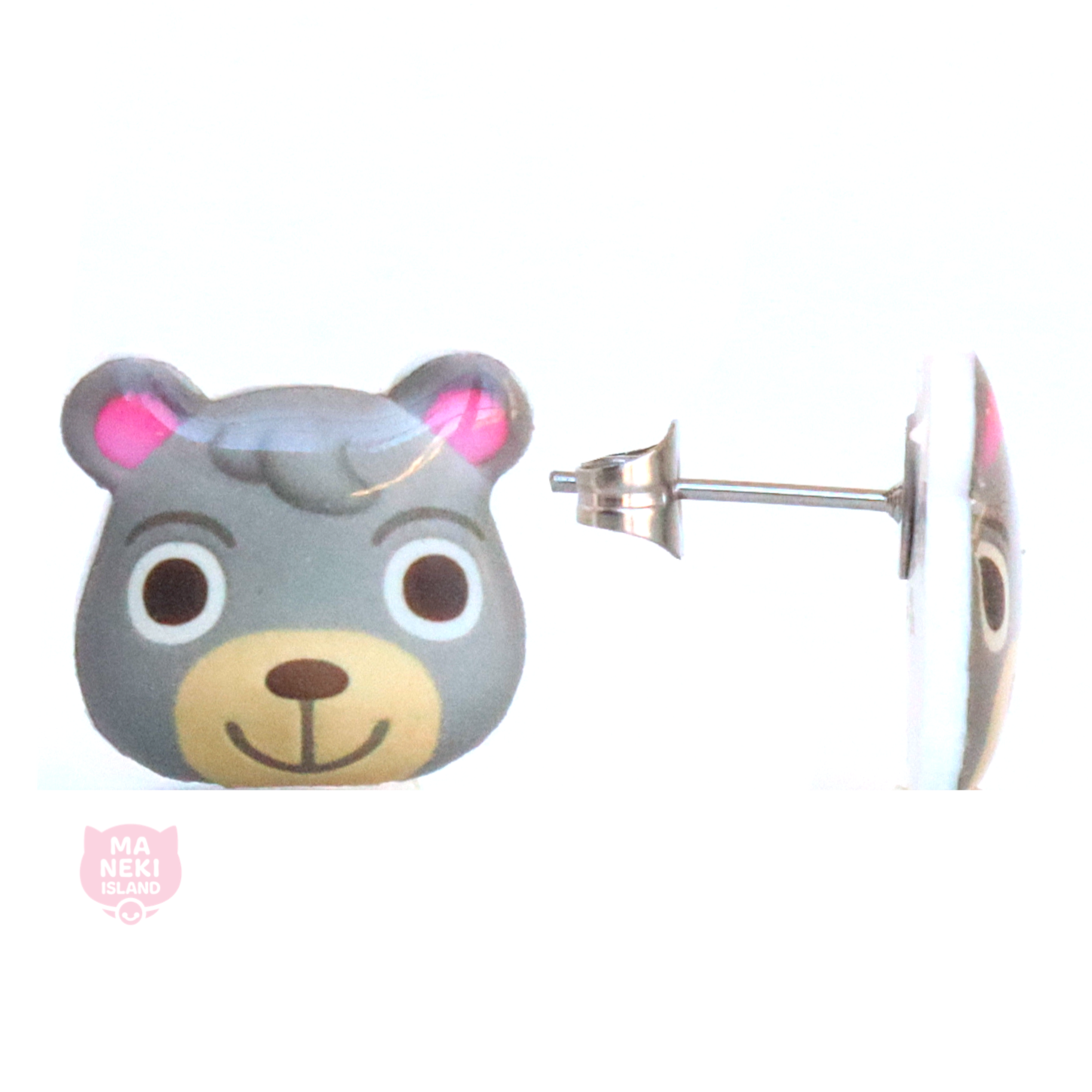 Animal Crossing Olive Stud Earrings