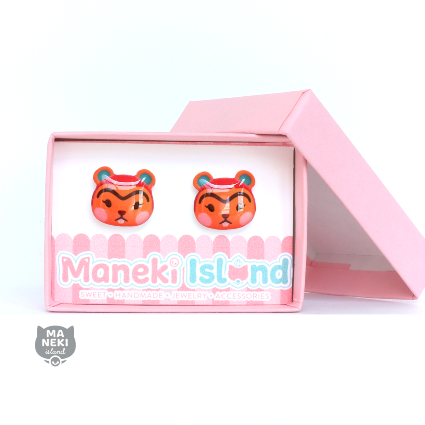 Animal Crossing Hazel Stud Earrings
