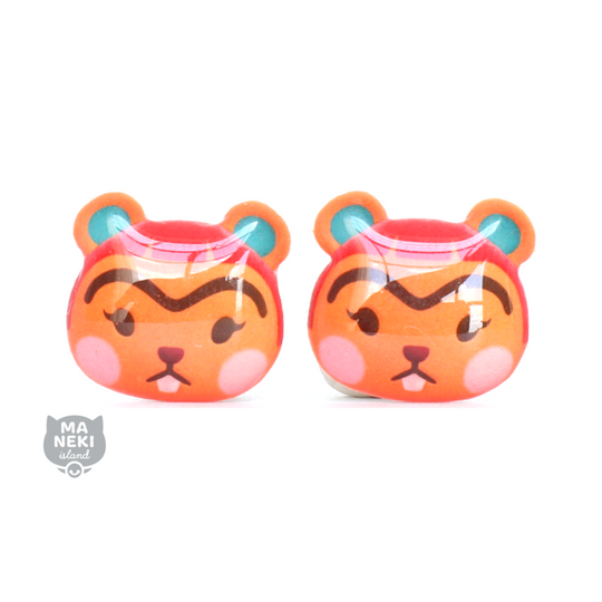 Animal Crossing Hazel Stud Earrings