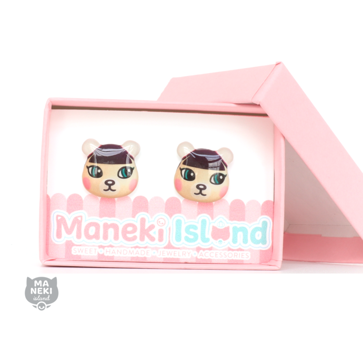 Animal Crossing Pekoe Stud Earrings