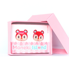 Load image into Gallery viewer, Animal Crossing Poppy Stud Earrings
