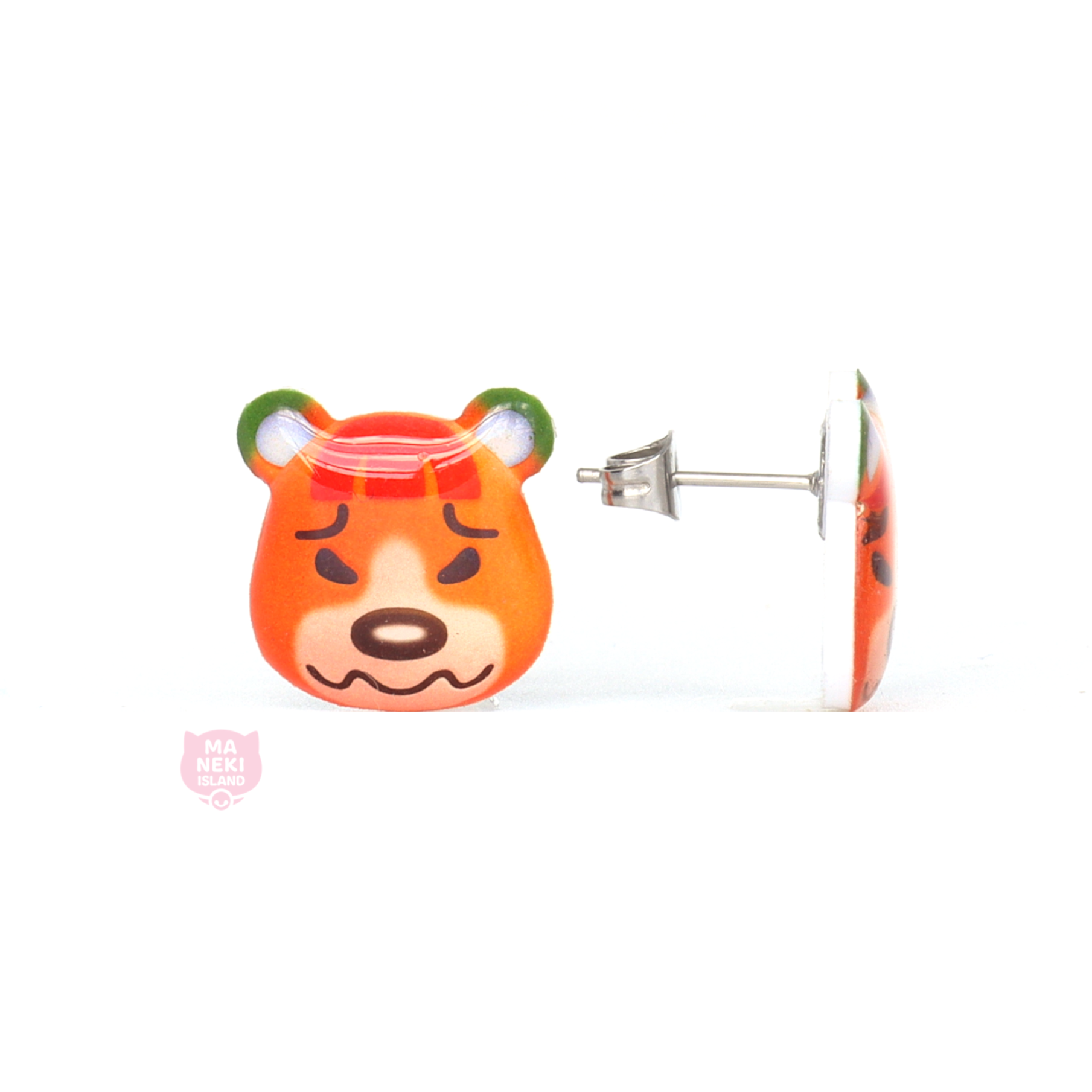 Animal Crossing Pudge Stud Earrings