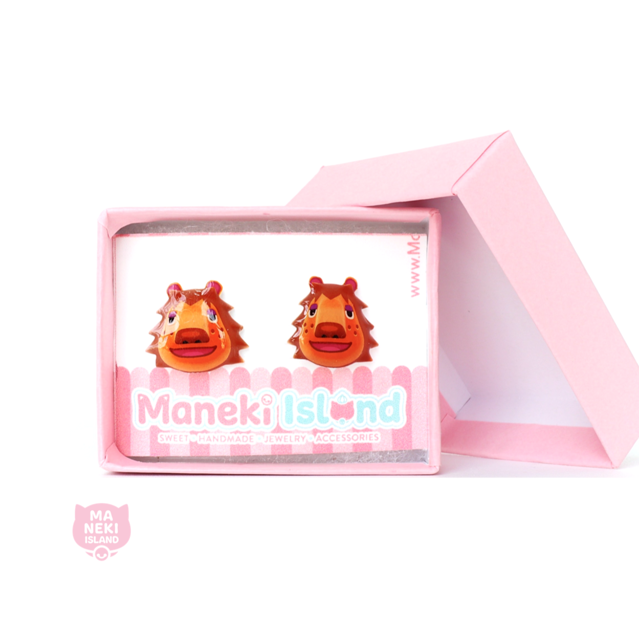 Animal Crossing Rex Stud Earrings