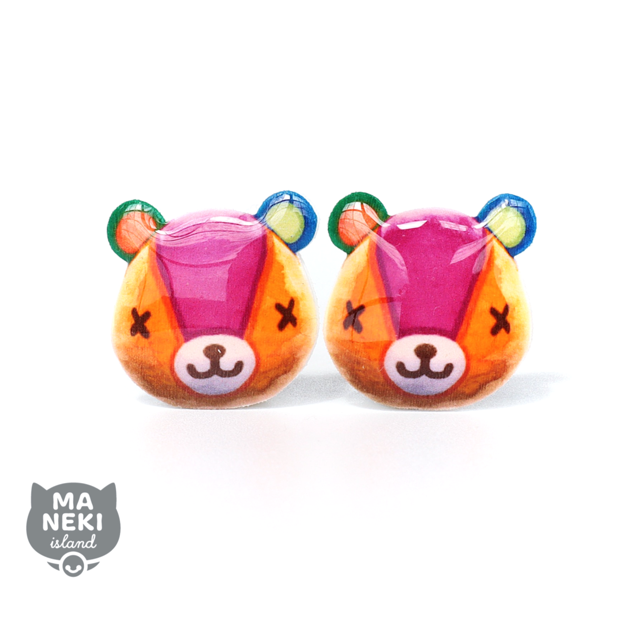 Animal Crossing Stitches Stud Earrings